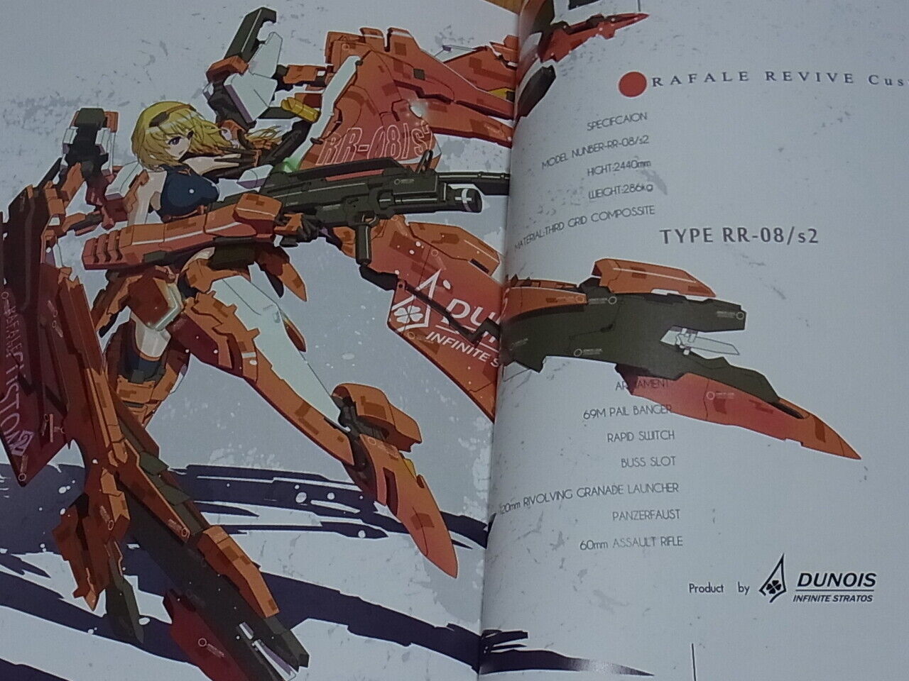 Nenchi Infinite Infinite Stratos Fan Book Arranged Armor Art Complete Design 