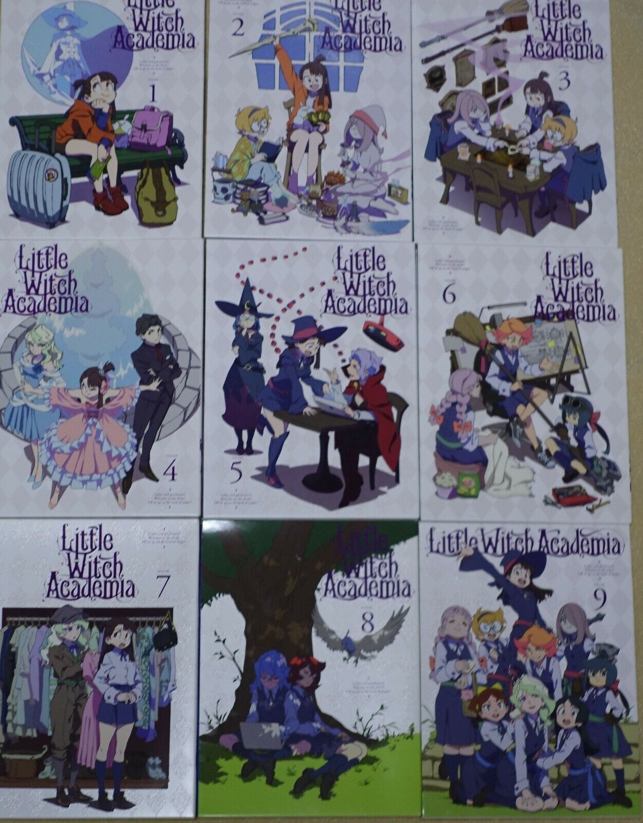 Little Witch Academia Blu-ray Disc vol.1-9 Complete Set 25 episodes Eng Subs 