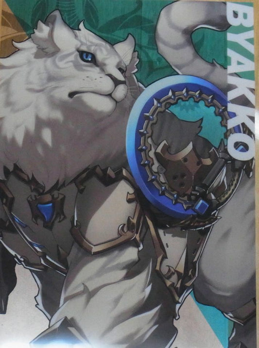 Nintendo Store Xenoblade2 A3 Size Plastic Clear Poster Xenoblade BYAKKO 