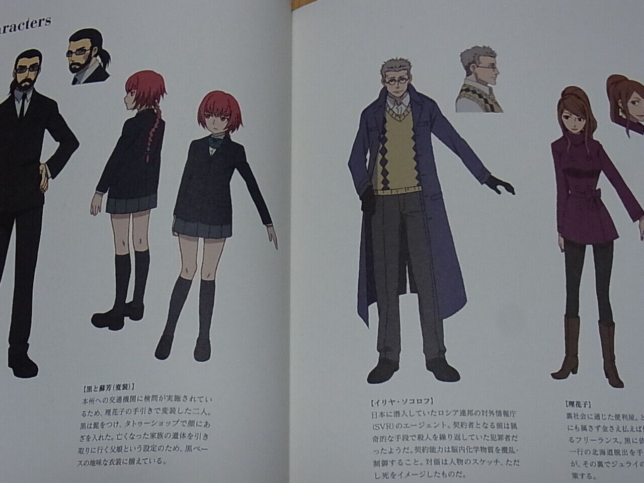 DARKER THAN BLACK Gemini of the Meteor ART WORK BOOK 5 