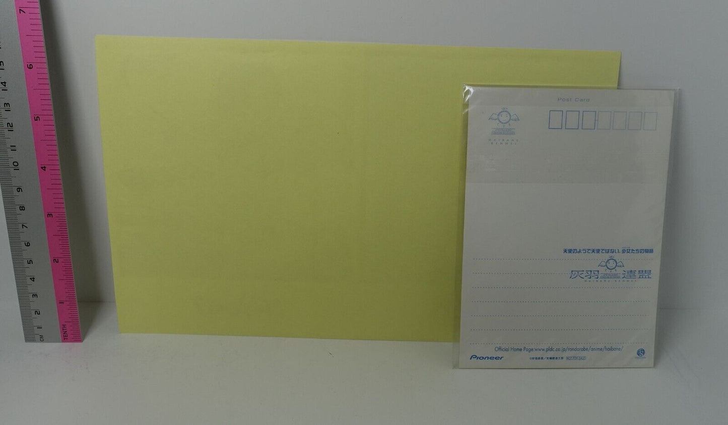 Haibane Renmei lain NieA_7 PVC Art Sheet Clear File & Post Card , Seal Sticker 