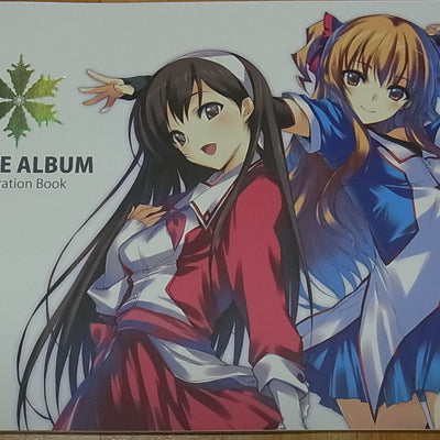 AQUAPLUS Hisashi Katawa White ALBUM Illustration Book Rare 