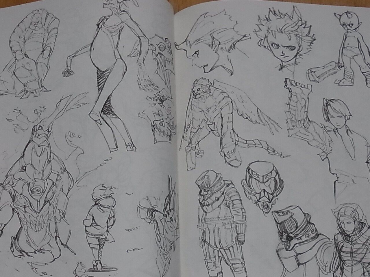 atmosphere leading animation Illustrator's art Book ATOMOSPHERE'S SKETCHBOOK 