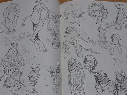 atmosphere leading animation Illustrator's art Book ATOMOSPHERE'S SKETCHBOOK 