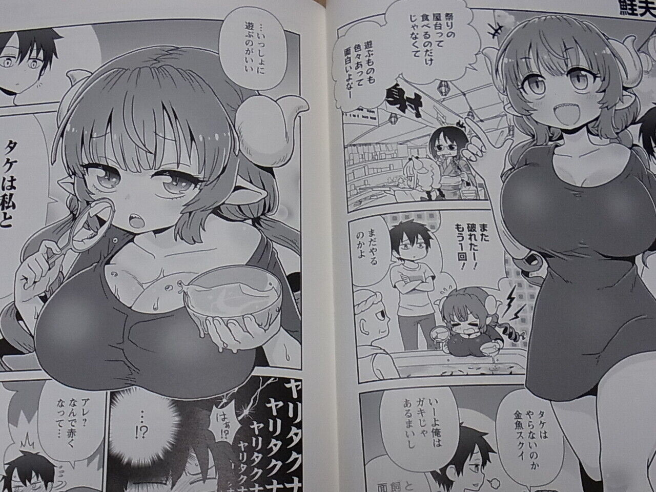 Miss Kobayashi's Dragon Maid Official Fan Doujinshi 4 Book Complete Set 