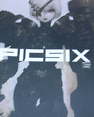 huke Color Art Book pic06 Black Rock Shooter Rare 