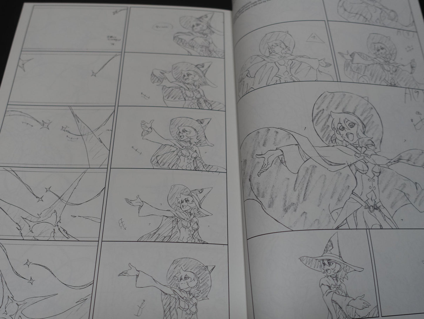 TAKAFUMI HORI KEY ANIMATION NOTE 2017 Little Witch Academia C93 216 page